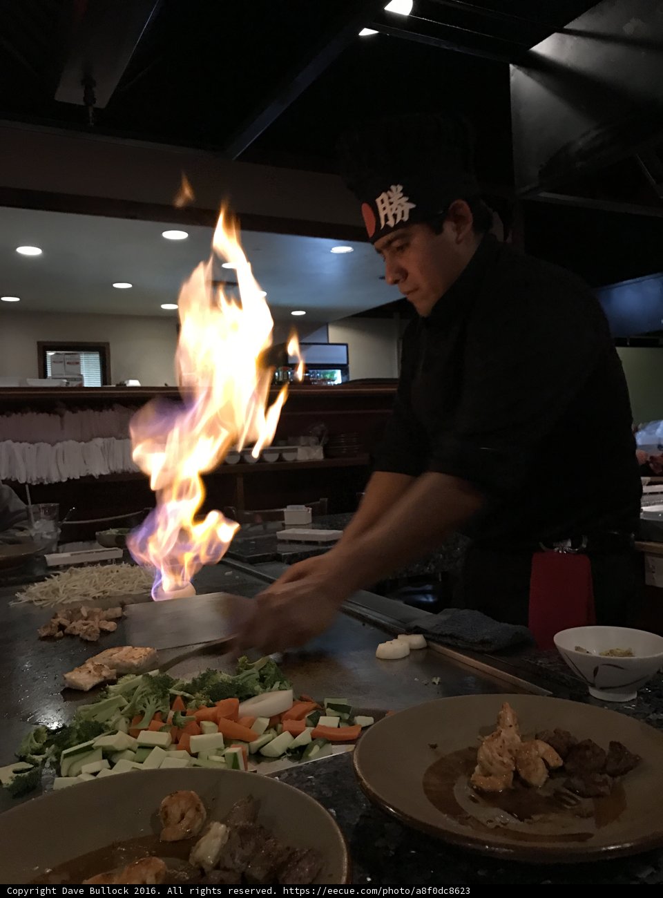 Grilling up a meal with passion