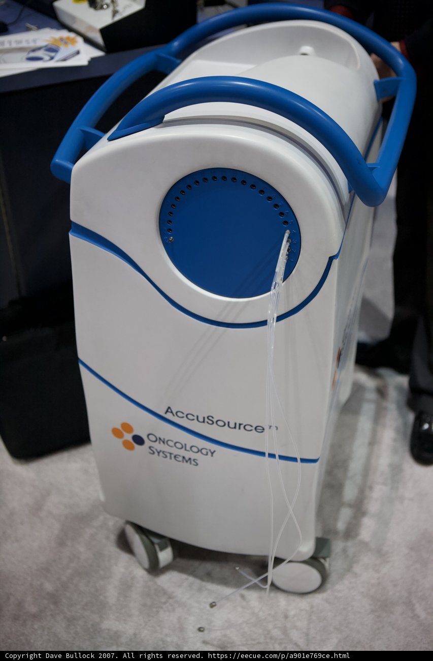 A Portable Blue and White Machine