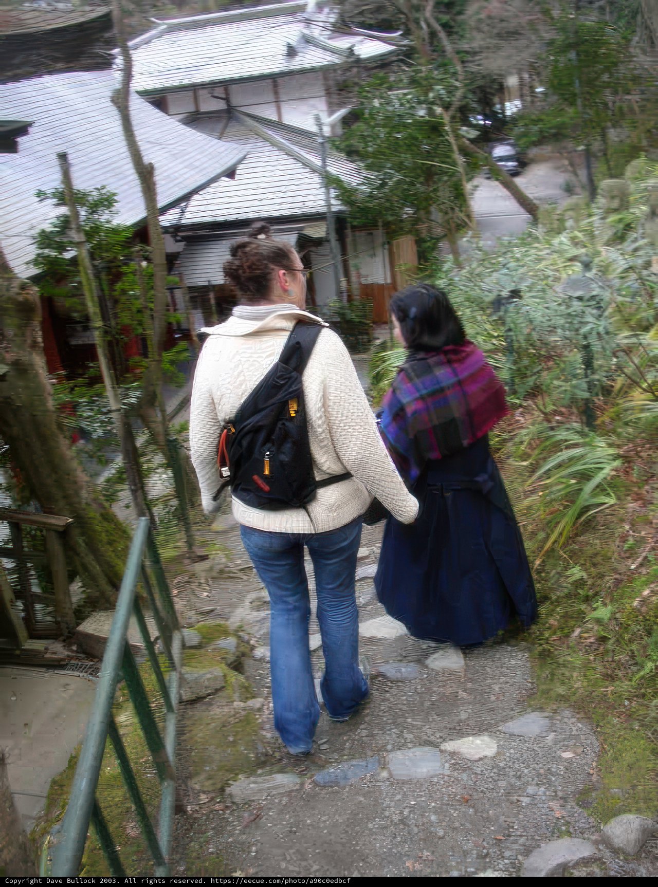 Walking through Kyoto's Temple Pathway