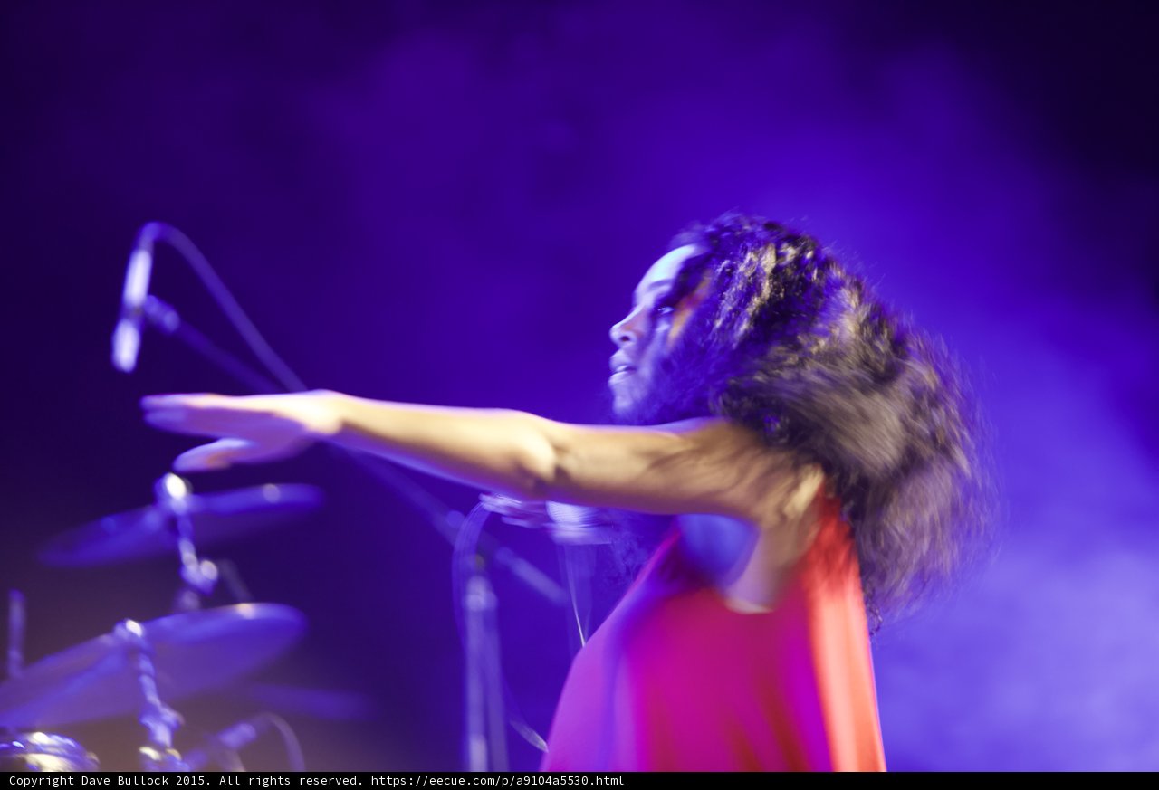 Solange Profile Arm Extended Motion Blur Drums Purple