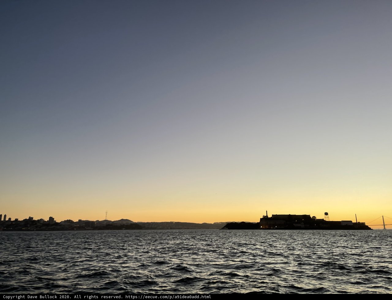 Sunset over the San Francisco Skyline