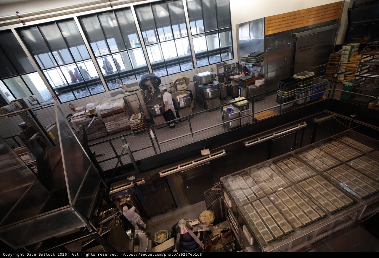 Industrial Chocolate Factory Production Floor from Above