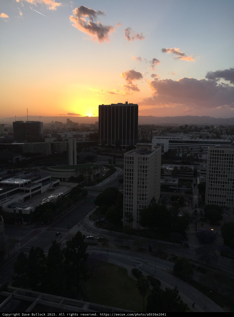 Serene Sunset in the City