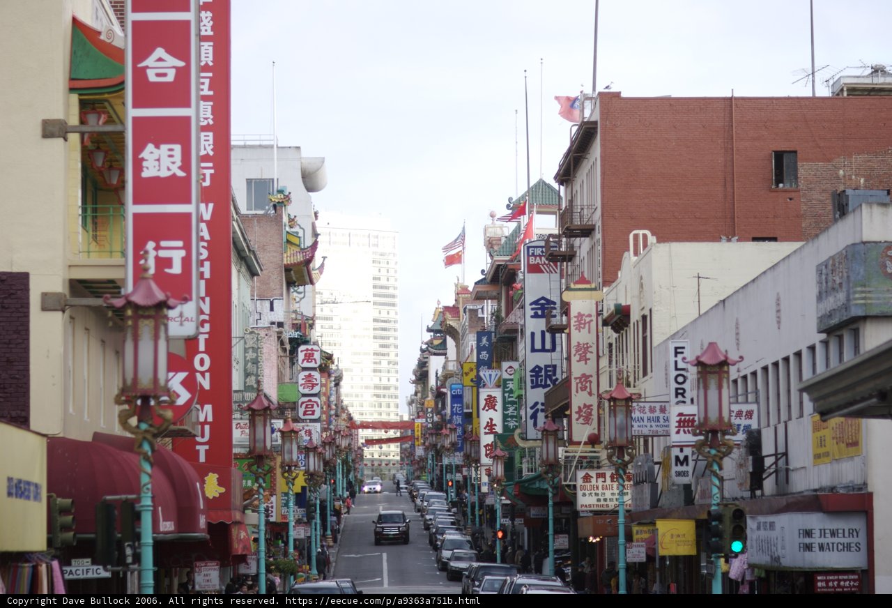 Bustling Metropolis Street