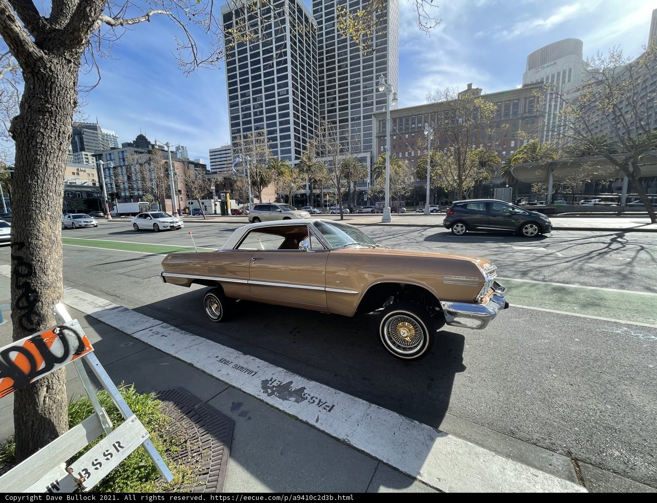 Classic Car Parked at San Francisco's Ferry Building
