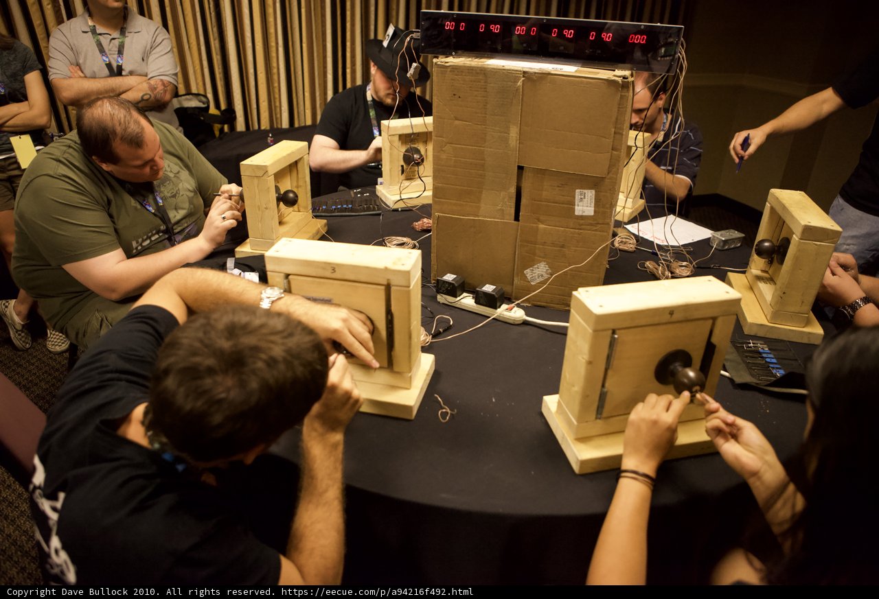 Creative problem-solving session with wooden boxes