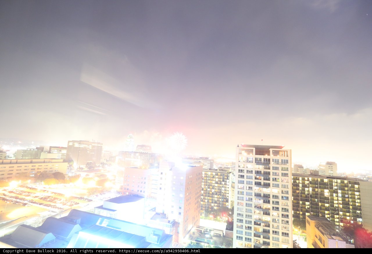 Fireworks Illuminating the Metropolis