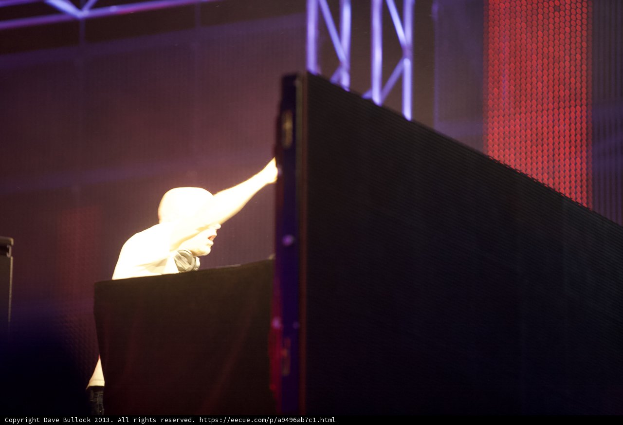 Solo Performance under the Bright Lights