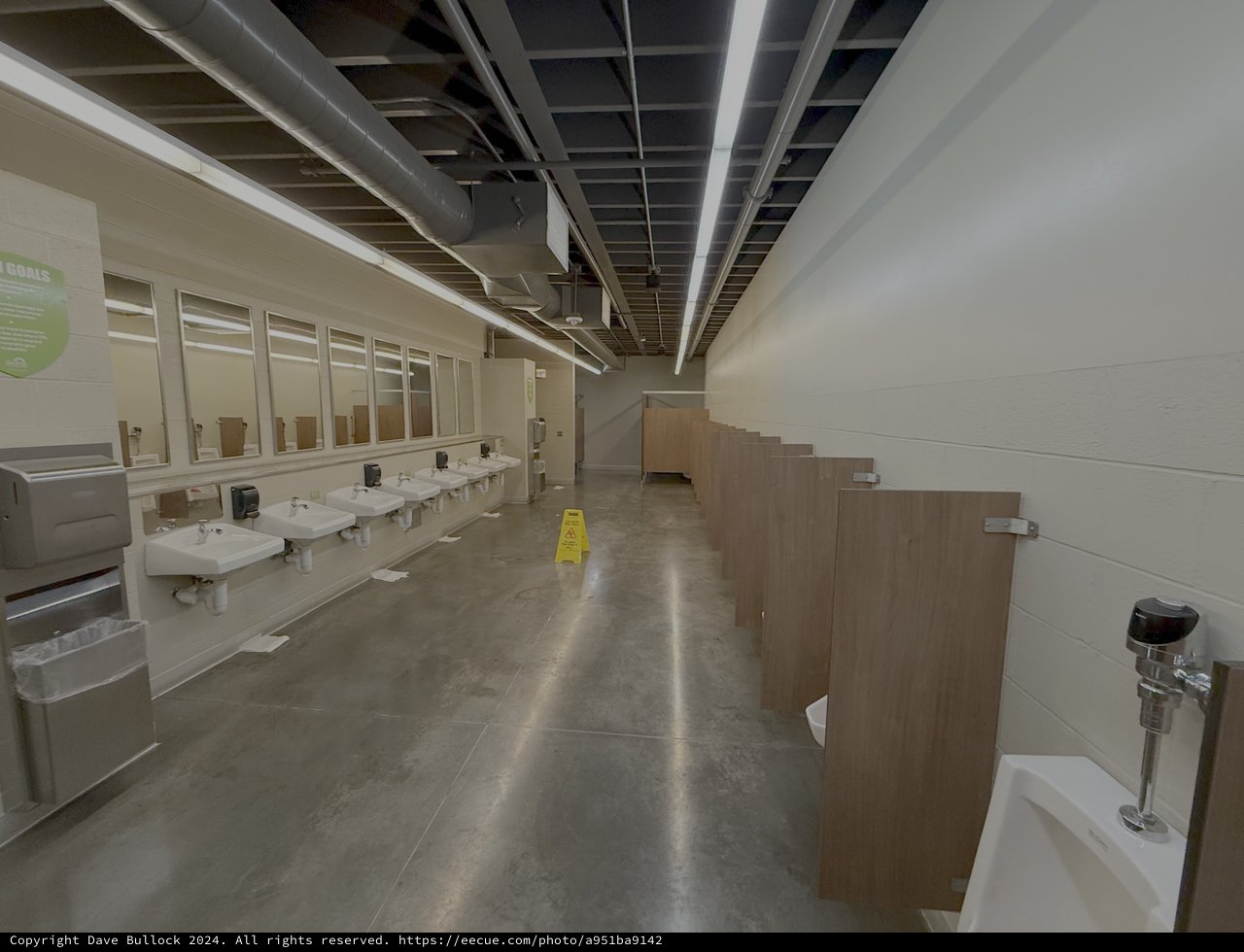 Modern Commercial Restroom Under Construction