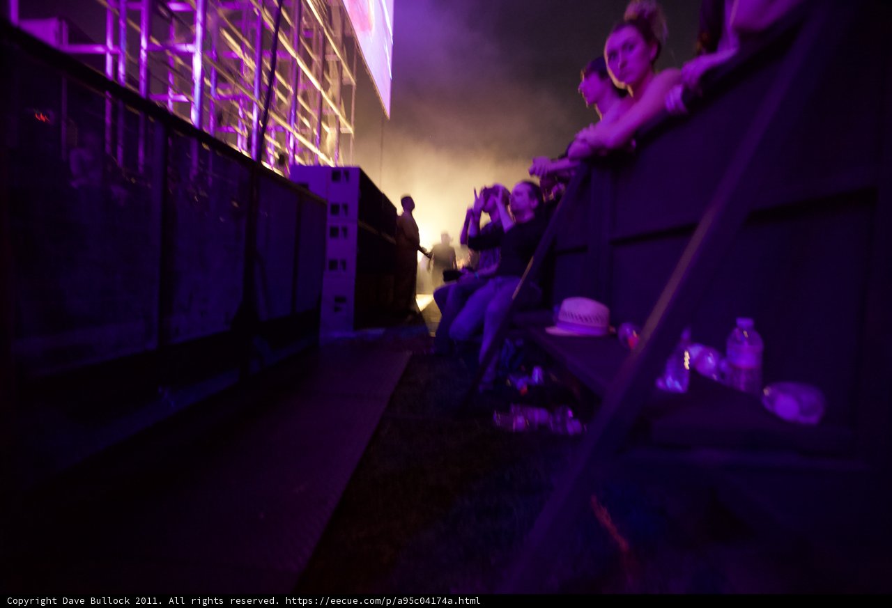 Nighttime Concert Crowd