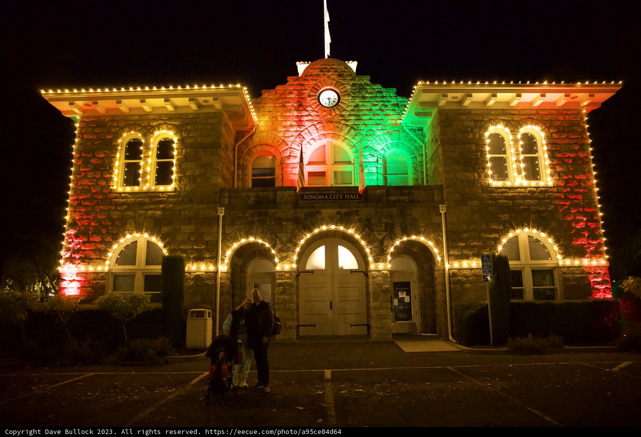 The Magic of Lights: Christmas Eve in Downtown Sonoma