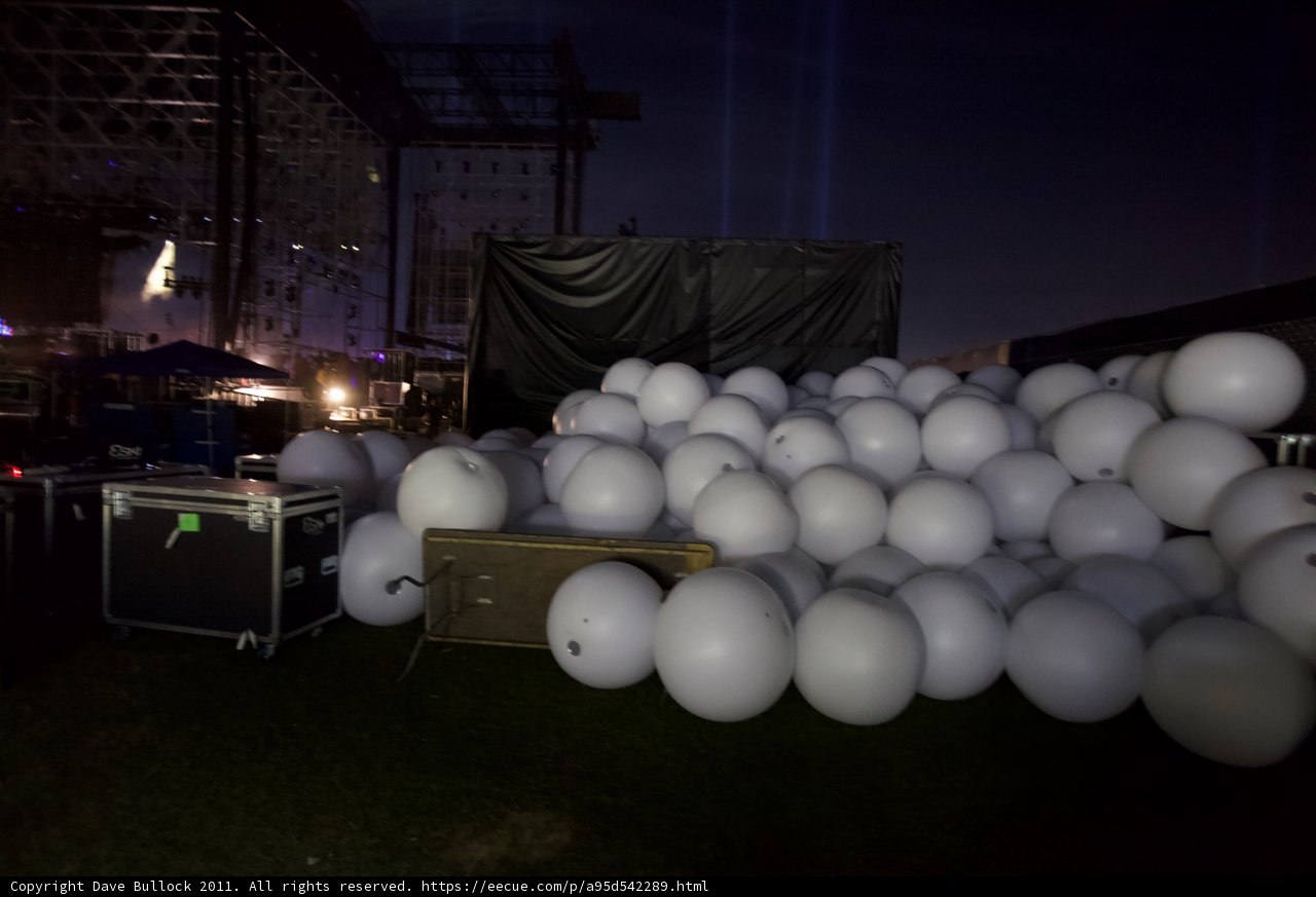 Lighting up the Night Sky with Balloon Spheres