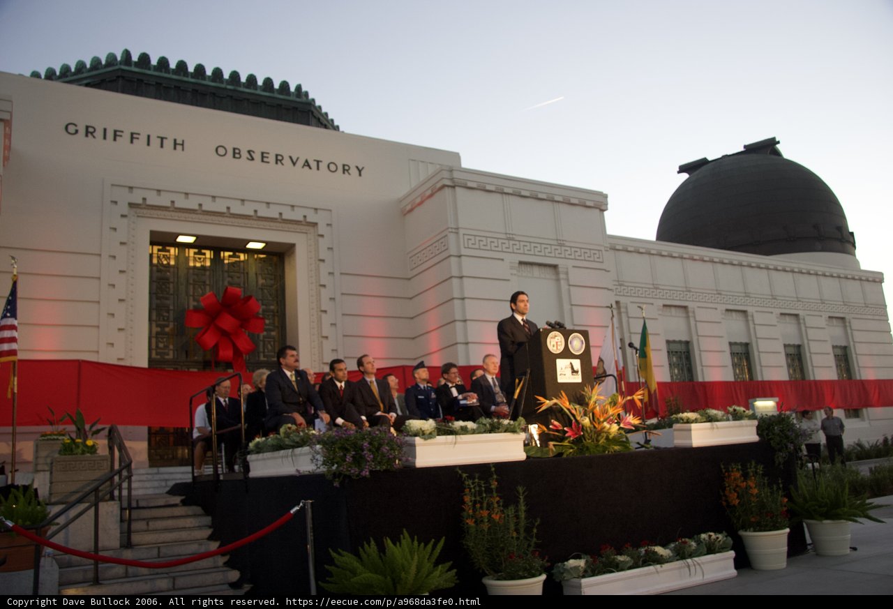 President Obama Speaks at Grand Opening of Hollywood Sign Observatory