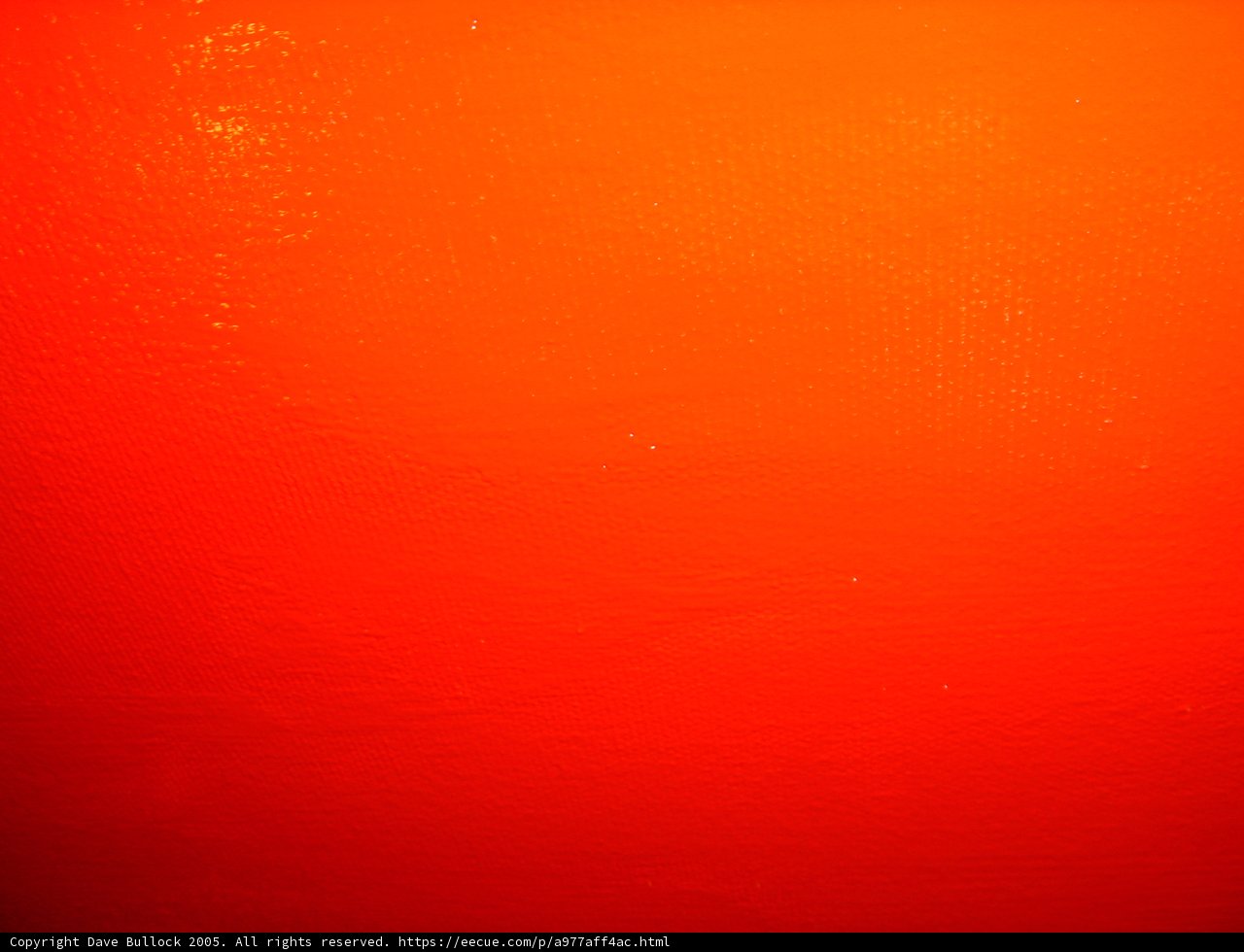 Red on White