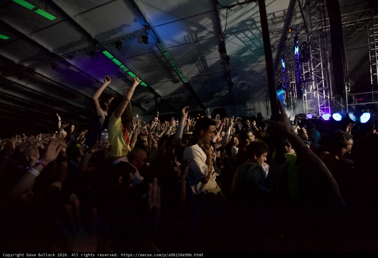 Urban Concertgoers Rock the Night Away