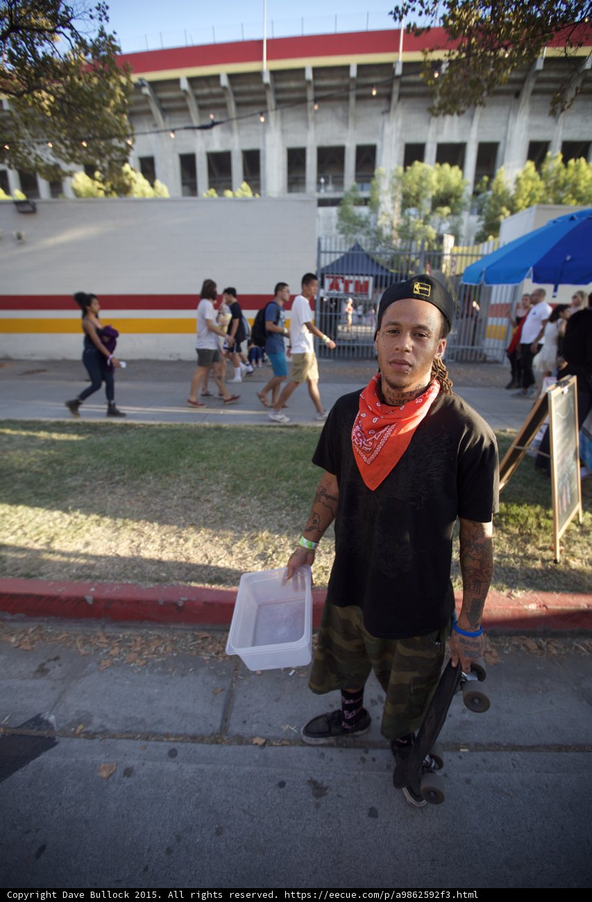 Skater Portrait LA Coliseum
