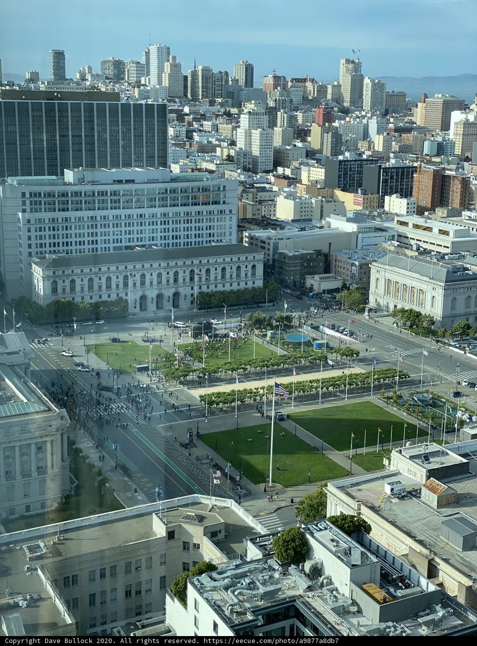 San Francisco Cityscape from Above