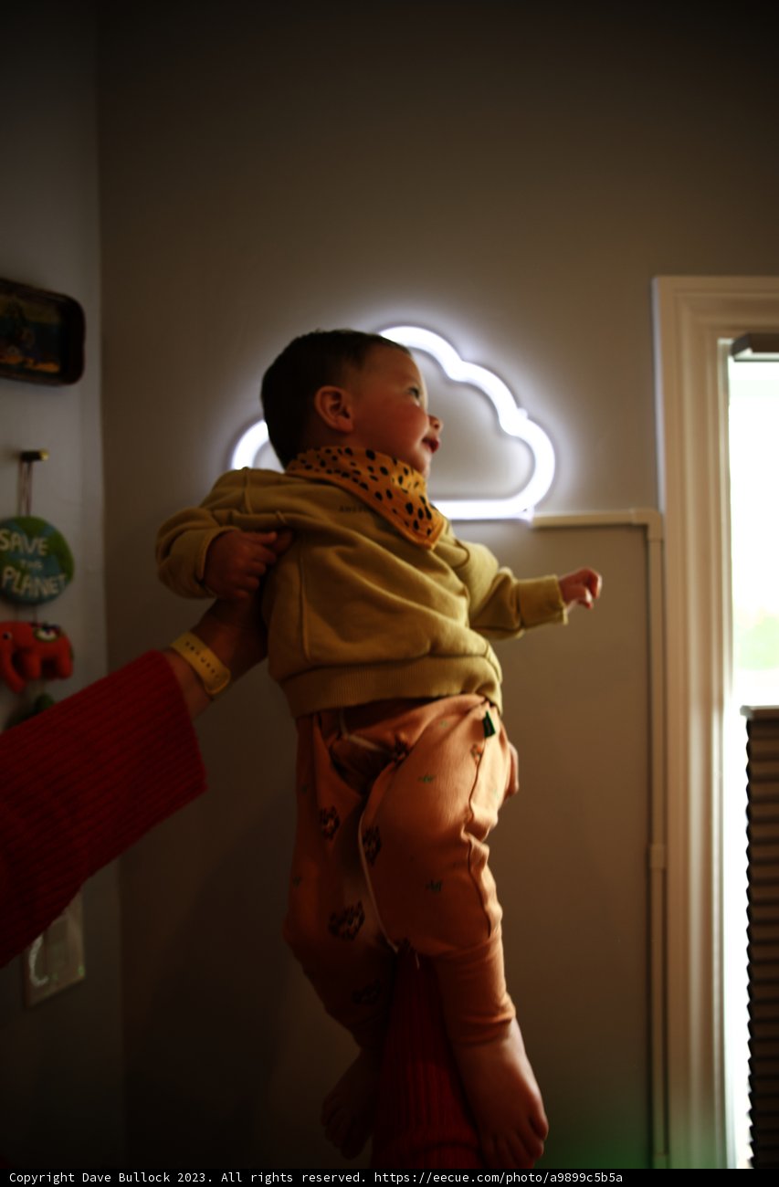 A Tender Embrace: Wesley at 11 Months