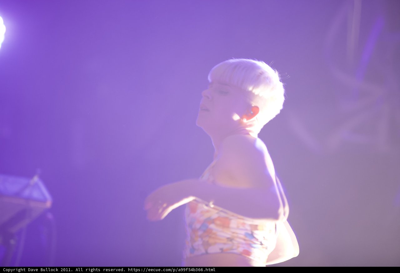Robyn rocks the stage at Coachella 2011