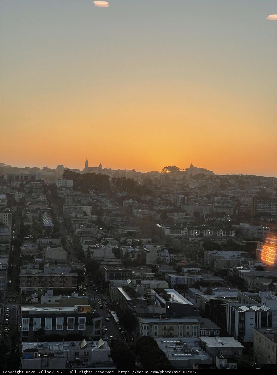 Parisian Skyline at Sunset