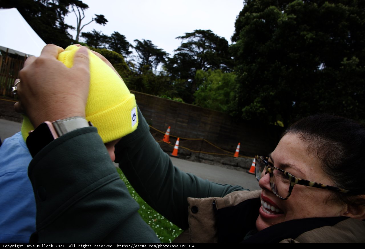 A Cheerful Moment at San Francisco Botanical Garden