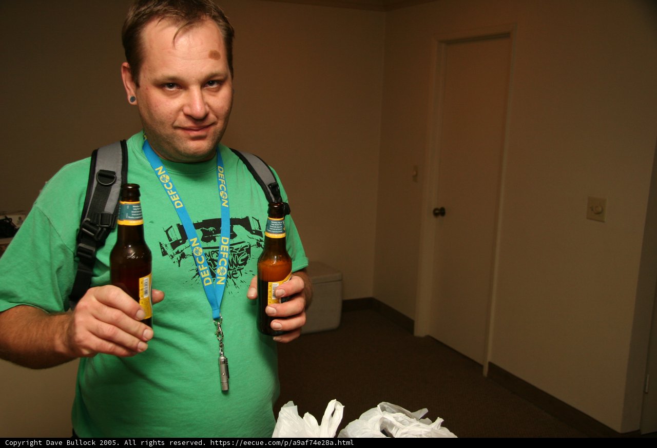 Man Enjoying a Cold Beer