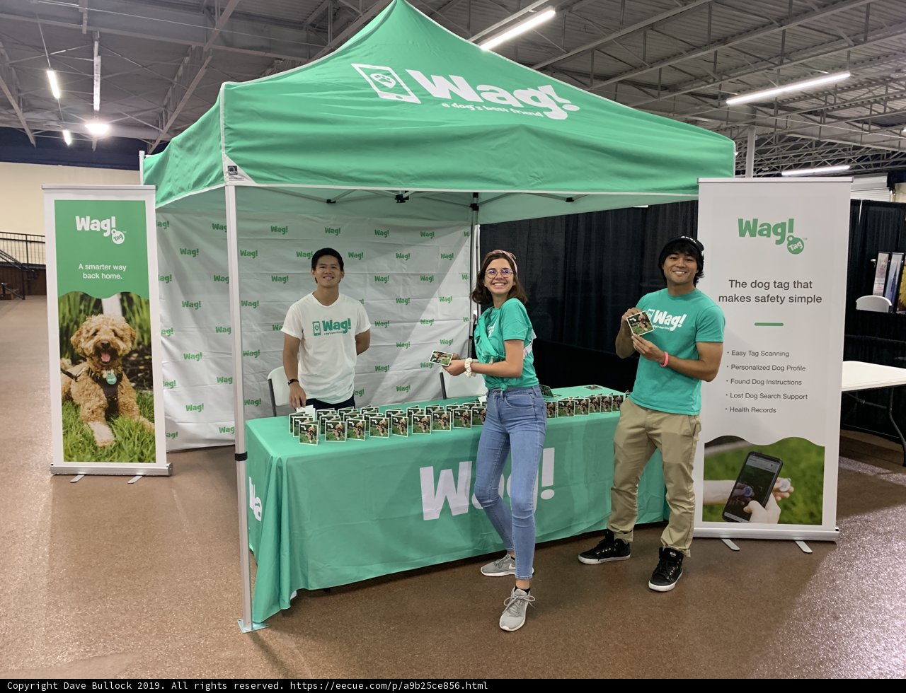 The Waggy Dog Booth at the National Dog Show