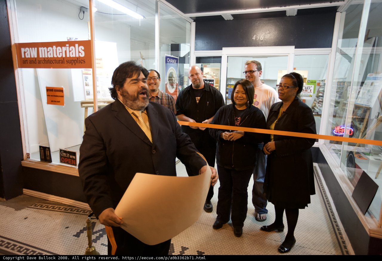 Ribbon Cutting Ceremony at the 2008 SRPC Show