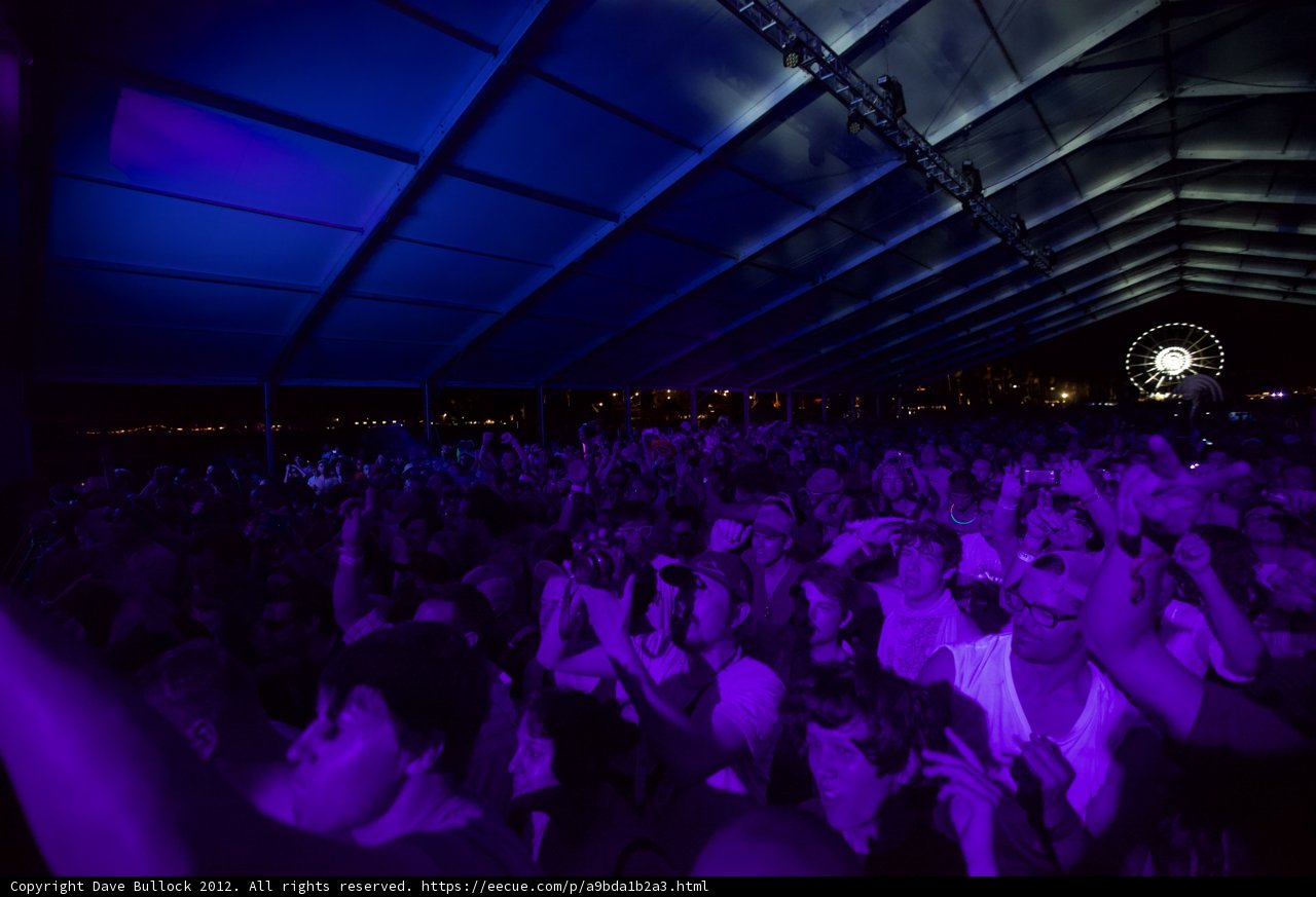 Nighttime Crowd at Coachella