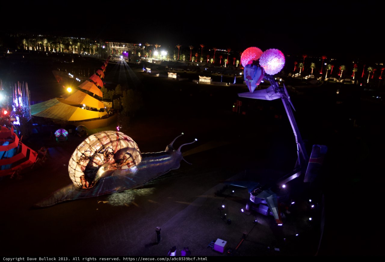 The Glow of a Giant Snail