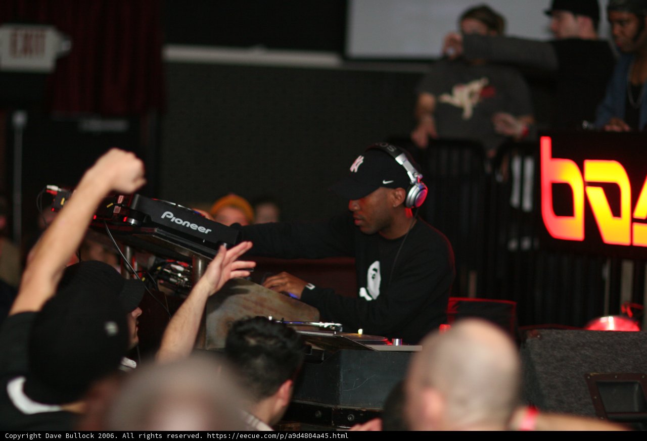 Entertainer in Black Shirt Rocks the Crowd