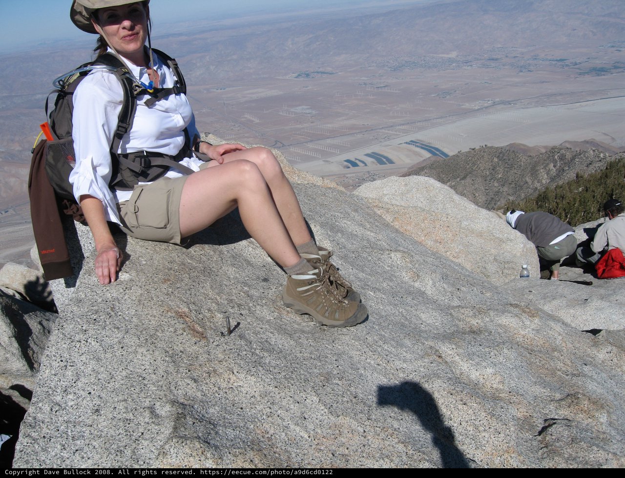 Summit Rest: Hiker Atop San Jacinto Peak