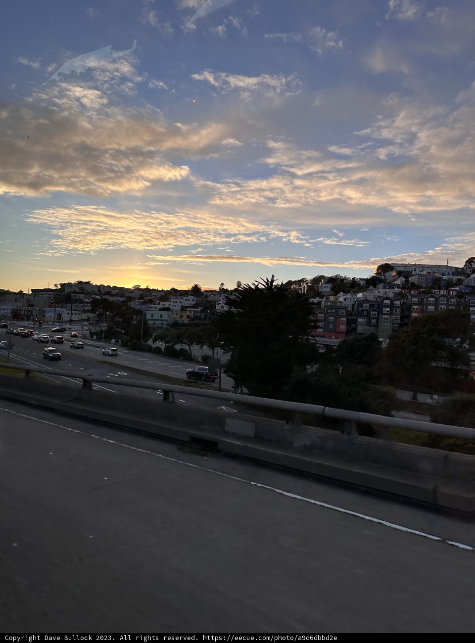 Freeway Sunset in San Francisco