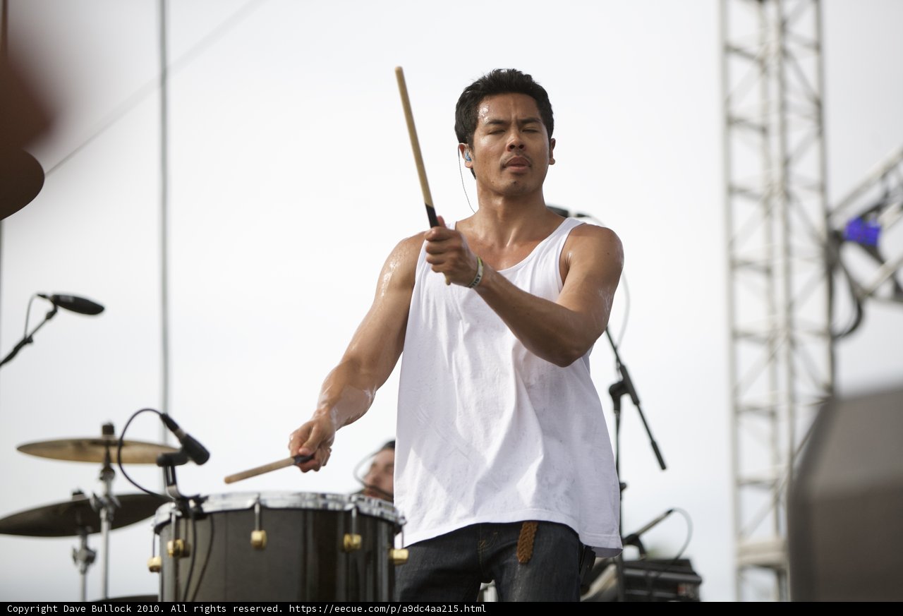 Drumming at Coachella