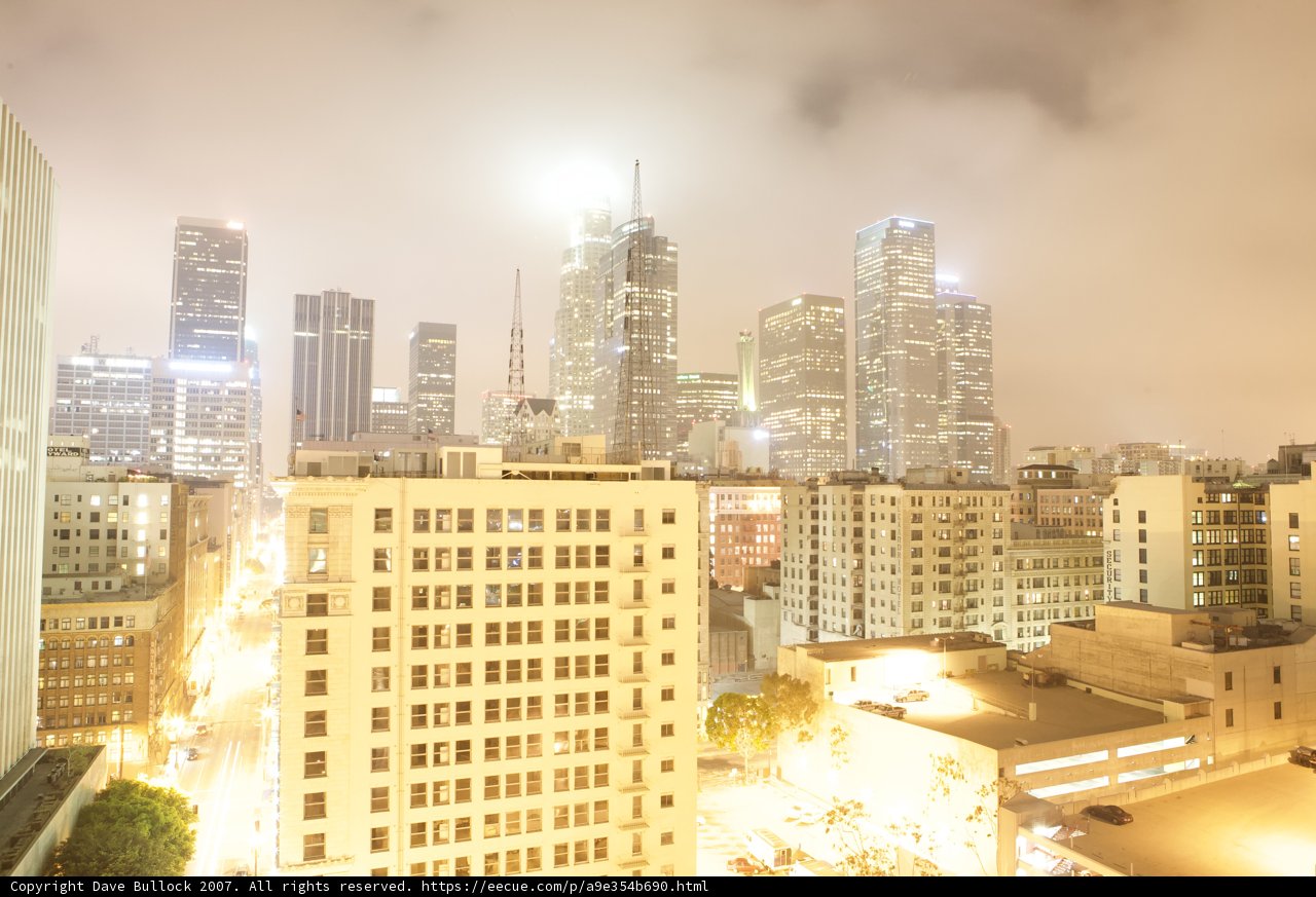 Night Lights in the Metropolis