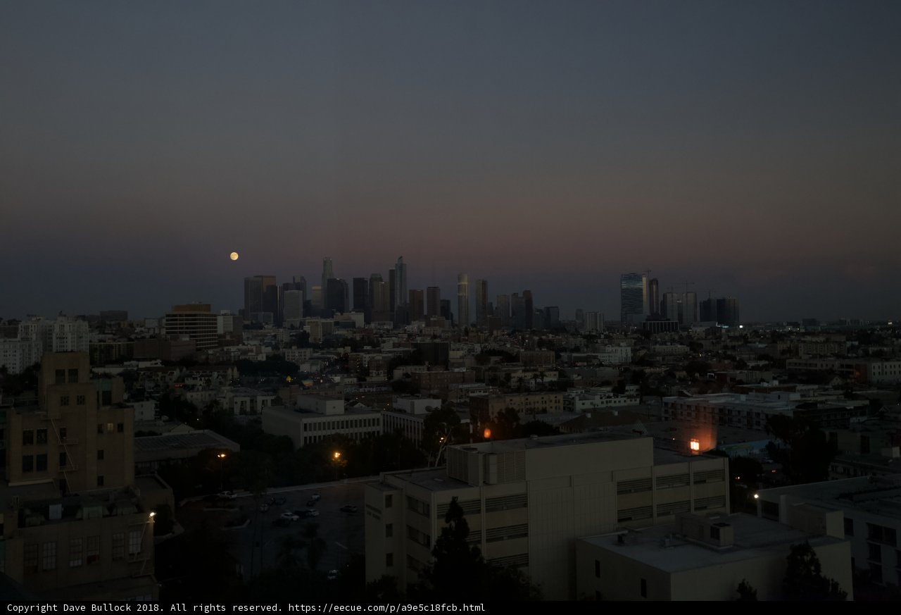 Moonrise over the Metropolis