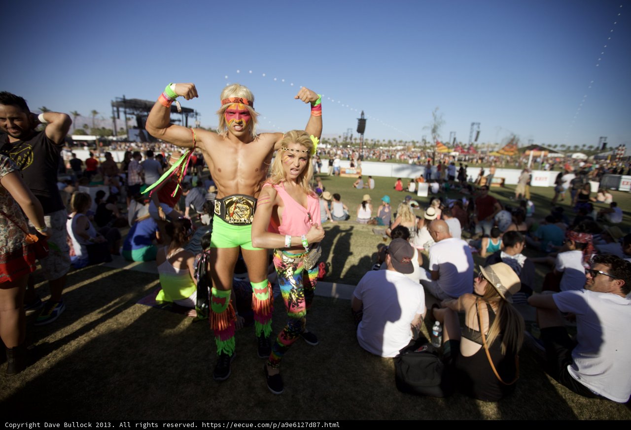 Colorful Costumes at Coachella Festival