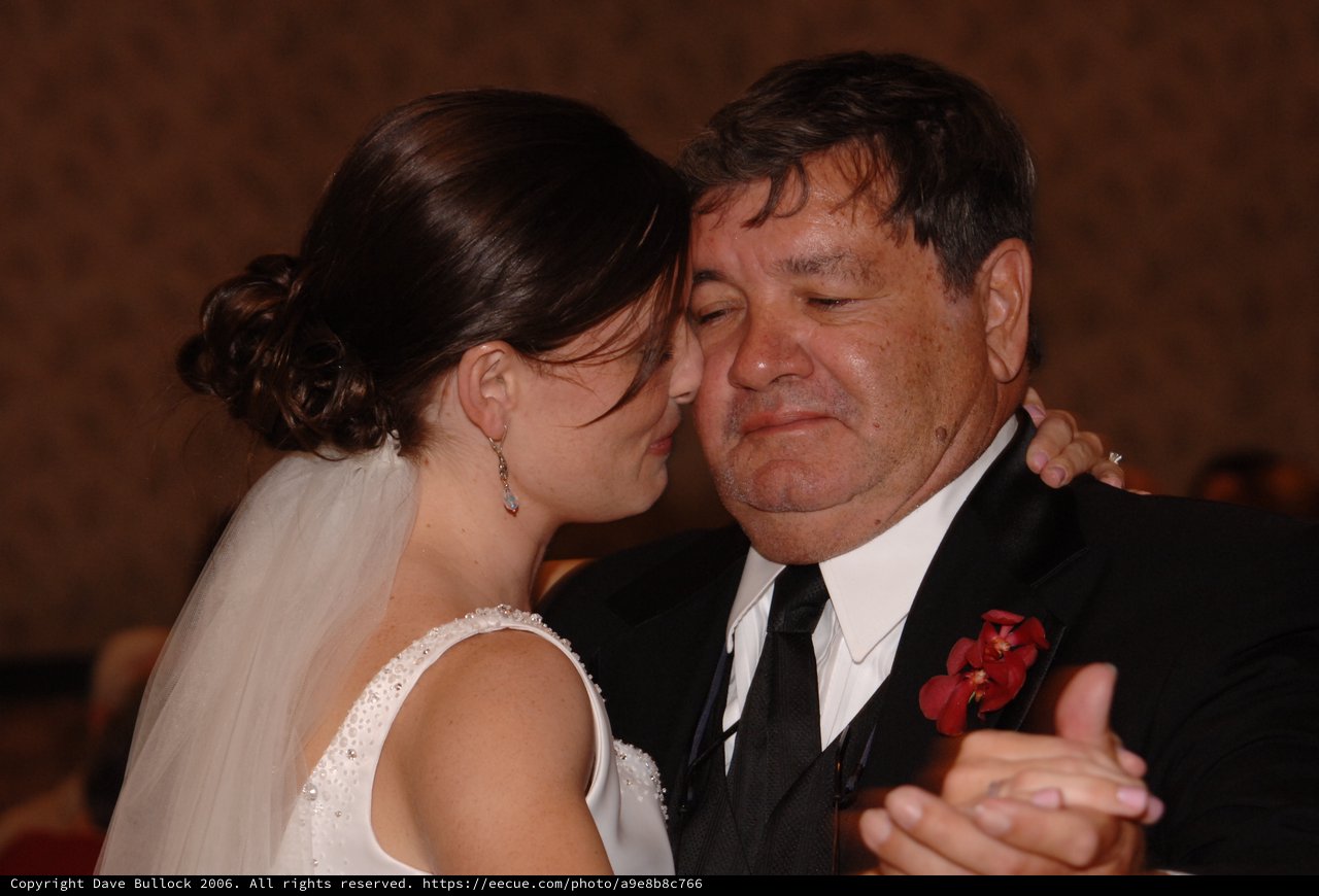 Tearful Father-Daughter Dance at Wedding Reception