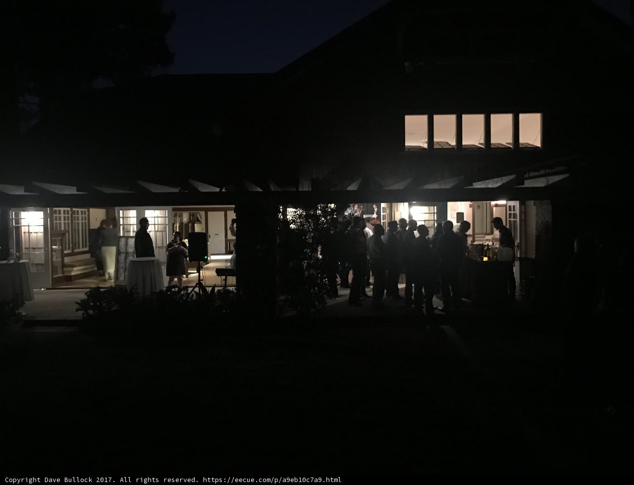 Nighttime Gathering at Los Angeles Home