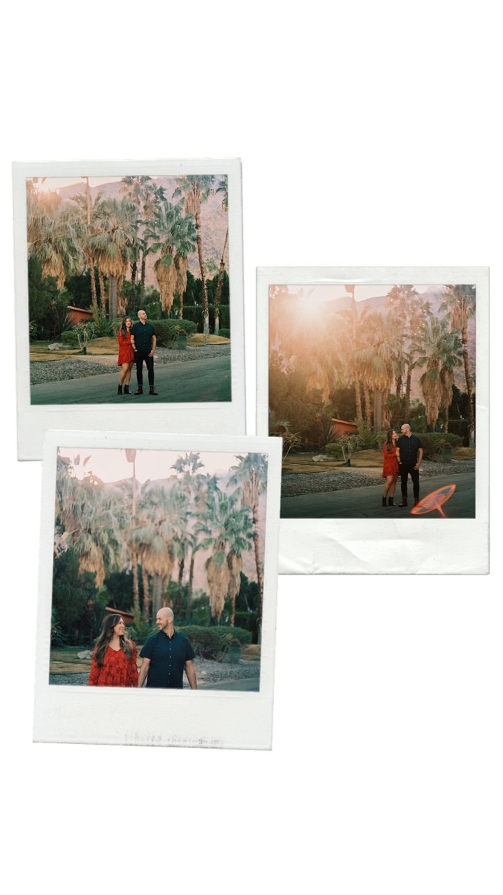 Romantic Desert Engagement Photos in Palm Springs