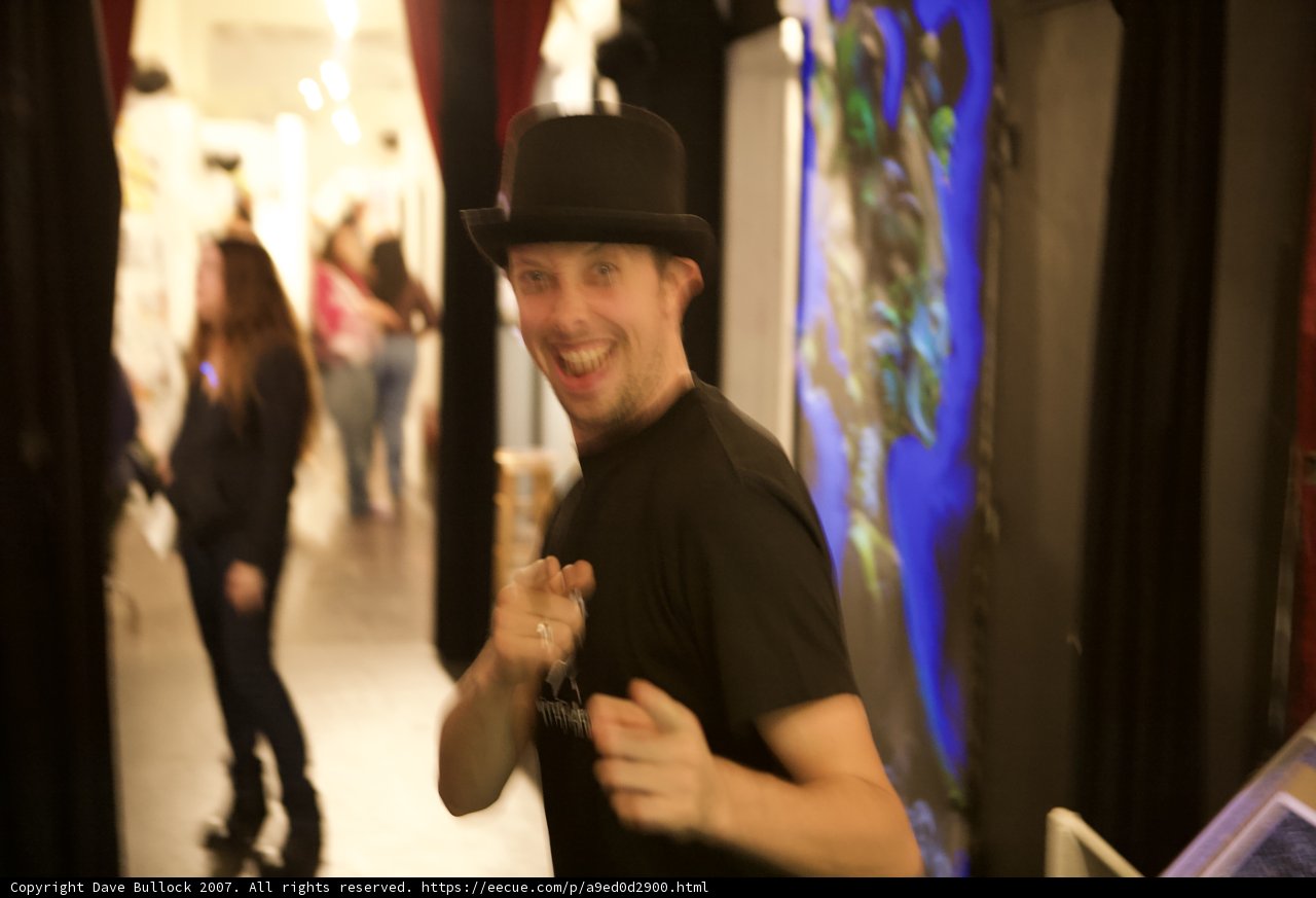 Happy Man in Sun Hat