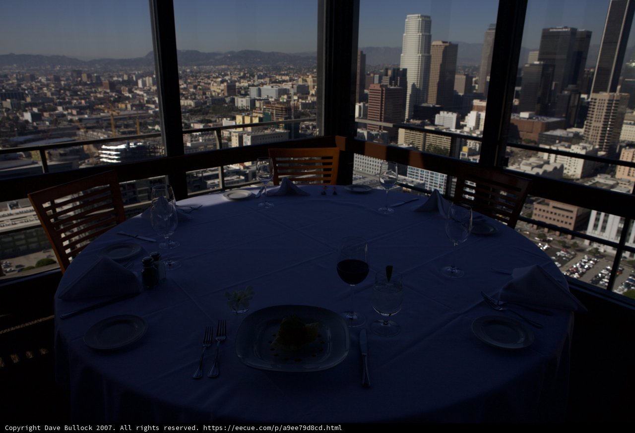 Dining Over the Cityscape