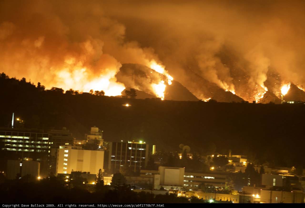 Burning Cityscape