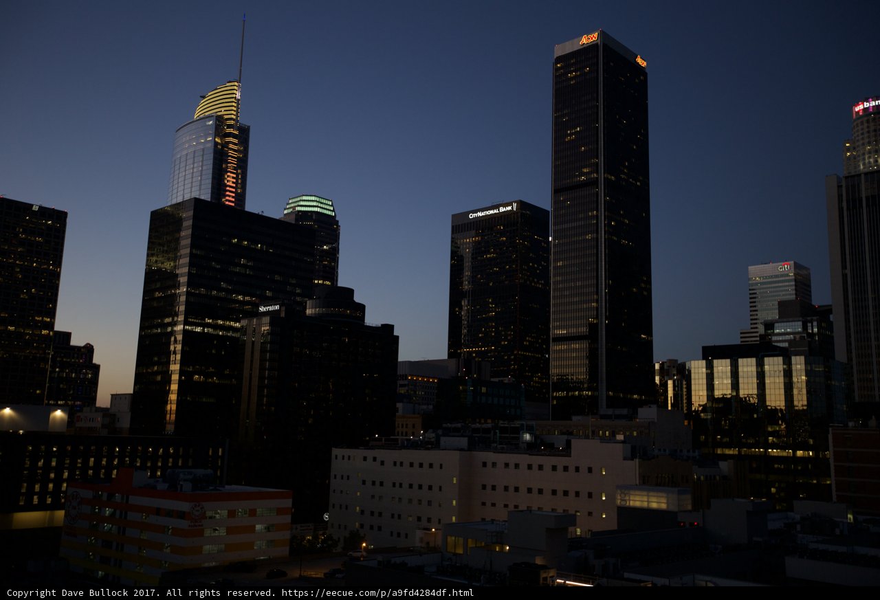 Dazzling Metropolis in Dusk
