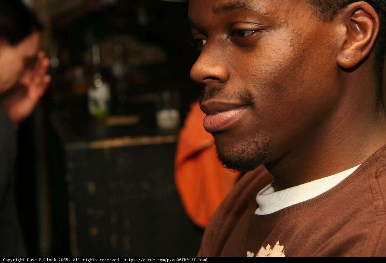 Brown Shirt Smiling