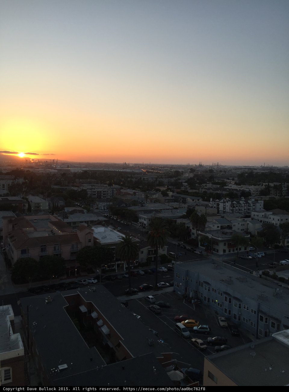 Sunset over the Urban Metropolis