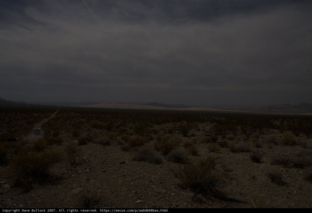 Cloudy Desert Road