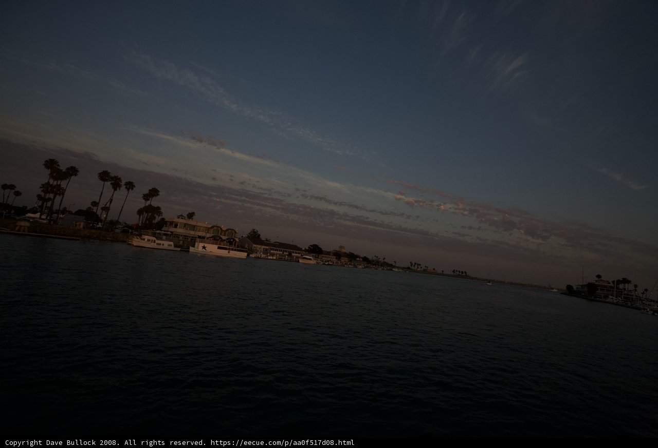 Moonrise at Sunset over the Water