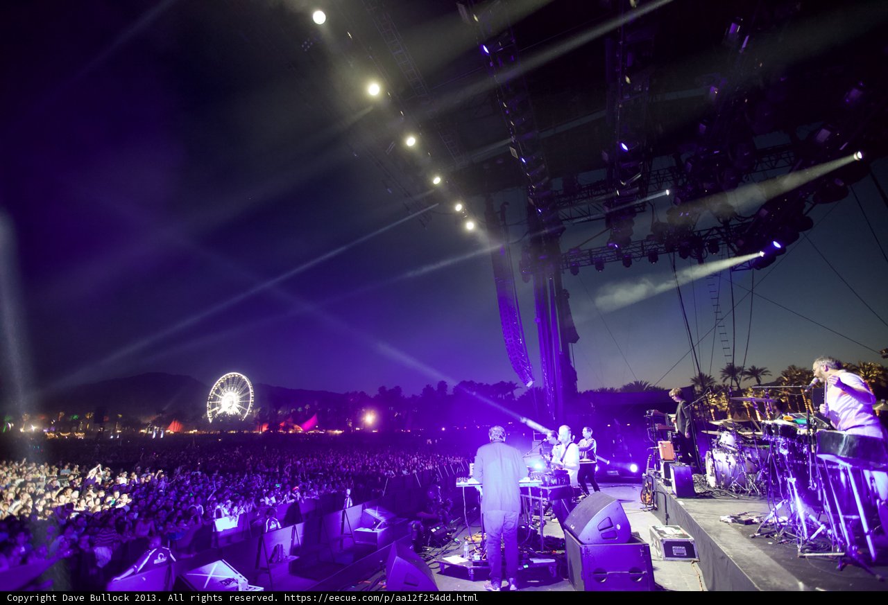 Rocking the Stage with Lights and Crowd