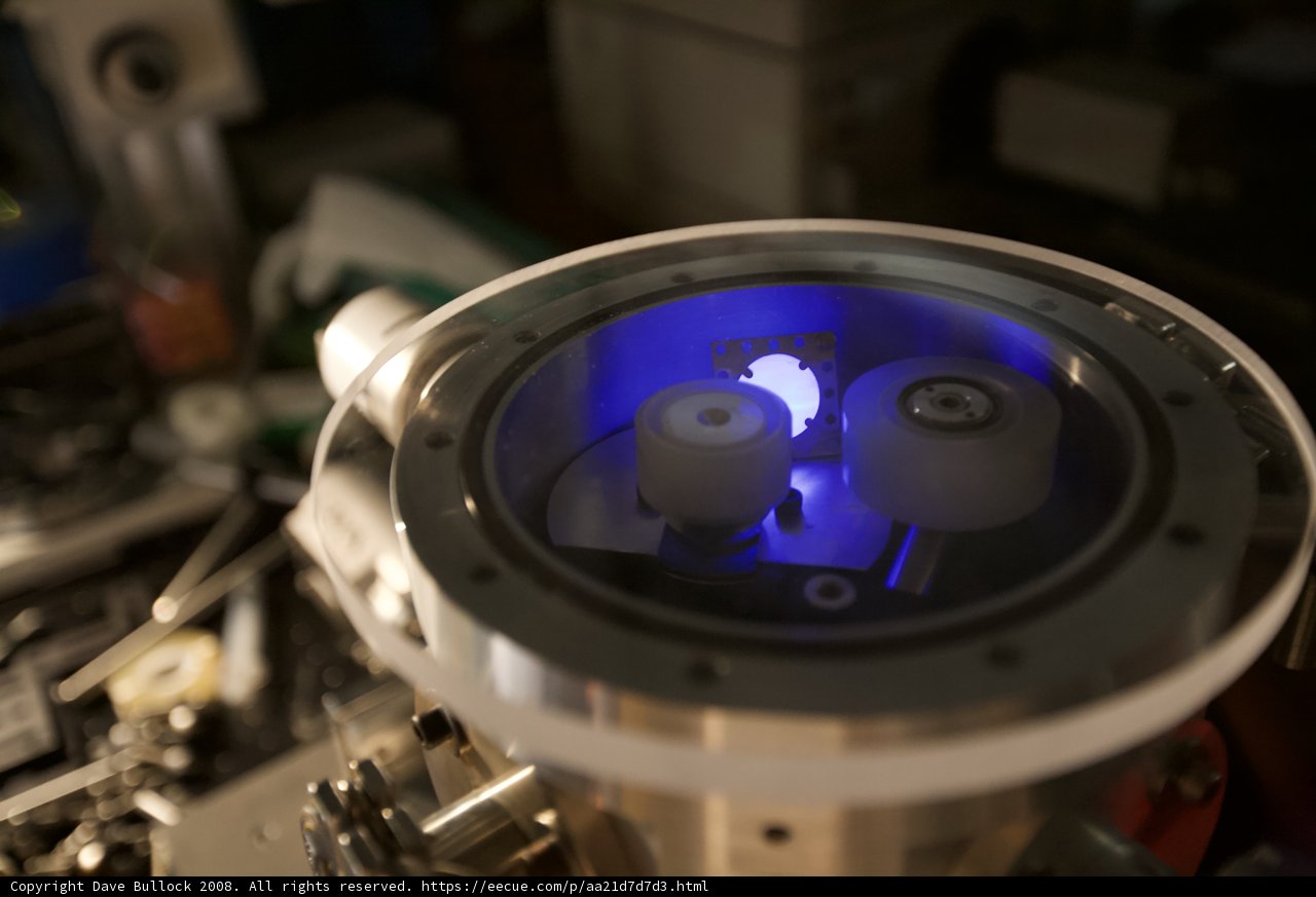 Blue-Lit Machine in UCLA X-Ray Room